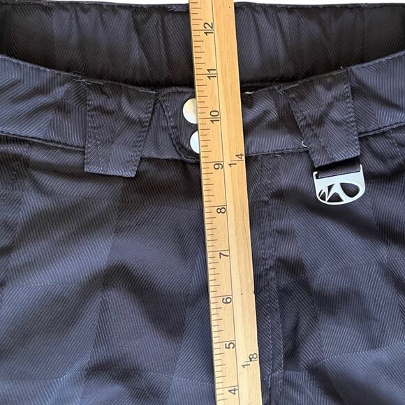 Marker Ski Snowboard Pants Womens 4 Rare Grey Checkerboard Plaid Print Insulated - Picture 12 of 15